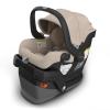 UPPAbaby Mesa V3 Infant Car Seat – Easy Installation + SmartSecure Technology – Attaches to Stroller | Base + Infant Insert Included – Ada (Sandstone)(Declan (Oat Mélange))