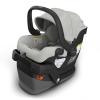 UPPAbaby Mesa V3 Infant Car Seat – Easy Installation + SmartSecure Technology – Attaches to Stroller | Base + Infant Insert Included – Ada (Sandstone)(Savannah (Pearl Gray Jacquard))