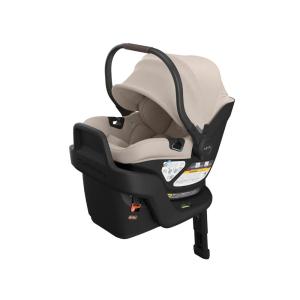 UPPAbaby Aria V2 Lightweight Infant Car Seat – Just Under 6 lbs – Base with Load Leg + Infant Insert + All-Weather FootCover Included – Direct Stroller Attachment – Ada (Sandstone)(Ada (Sandstone Mélange))