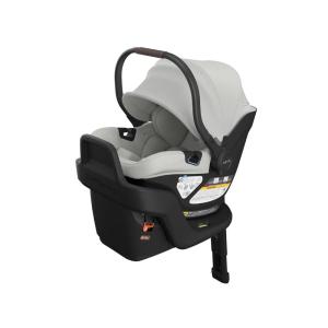 UPPAbaby Aria V2 Lightweight Infant Car Seat – Just Under 6 lbs – Base with Load Leg + Infant Insert + All-Weather FootCover Included – Direct Stroller Attachment – Ada (Sandstone)(Savannah (Pearl Gray Jacquard))