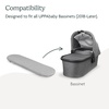 UPPAbaby Bassinet Mattress Cover/Extra Cover for Bassinets 2018-Later/Ultra Soft and Comfortable/Machine Washable/Light Grey(Light Grey)