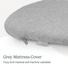 UPPAbaby Bassinet Mattress Cover/Extra Cover for Bassinets 2018-Later/Ultra Soft and Comfortable/Machine Washable/Light Grey(Light Grey)