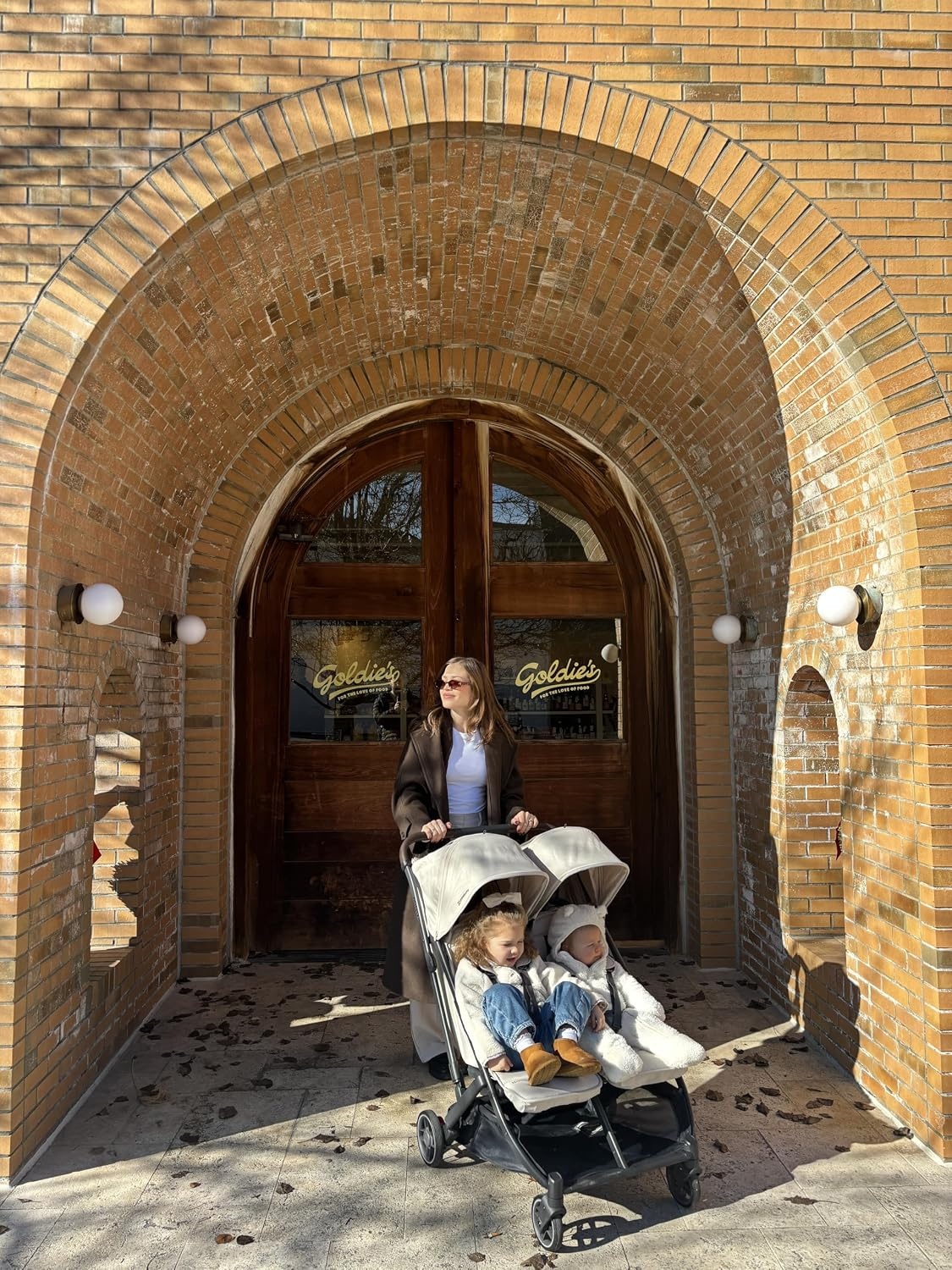 image:imageUPPAbaby Minu Duo SidebySide Double Stroller Lightweight Compact Design for Travel Easy Fold from Birth to Toddler Independent Recline James BlackCarbon FrameBlack LeatherJake CharcoalCarbon FrameBlack Leather