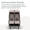 UPPAbaby Minu Duo Side-by-Side Double Stroller – Lightweight + Compact Design for Travel – Easy Fold- from Birth to Toddler – Independent Recline -James (Black/Carbon Frame/Black Leather)(Ada (Sandstone Melange/Carbon Frame/Chestnut Leather))