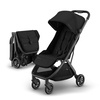 UPPAbaby Minu V3 Travel Stroller – Lightweight + Compact Design – One-Hand Fold + Unfold – from Birth + Overhead Compatible – James (Black/Carbon Frame/Black Leather)(James (Black/Carbon Frame/Black Leather))