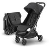 UPPAbaby Minu V3 Travel Stroller – Lightweight + Compact Design – One-Hand Fold + Unfold – from Birth + Overhead Compatible – James (Black/Carbon Frame/Black Leather)(Jake (Charcoal/Carbon Frame/Black Leather))