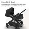 UPPAbaby Cruz V3 Stroller – from Birth + Car Seat Compatible – Full-Size, Reversible Seat – Infant Insert, Bug and Rain Shields Included – James (Black/Carbon Frame/Black Leather)(Jake (Charcoal))