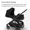 UPPAbaby Cruz V3 Stroller – from Birth + Car Seat Compatible – Full-Size, Reversible Seat – Infant Insert, Bug and Rain Shields Included – James (Black/Carbon Frame/Black Leather)(James (Black))