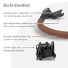 UPPAbaby Bumper Bar for Minu Duo Stroller – Quick Attachment – Folds with Stroller – Chestnut(Saddle)