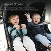 UPPAbaby Bumper Bar for Minu Duo Stroller – Quick Attachment – Folds with Stroller – Chestnut(Saddle)