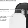 UPPAbaby Bassinet V3 – Compatible with Vista, Cruz, Ridge Strollers – Overnight Sleep Solution – Mattress, Sheet and Bug Shield Included – James (Black/Carbon Frame)(Julian (Dusty Blue Mélange))