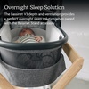 UPPAbaby Bassinet V3 – Compatible with Vista, Cruz, Ridge Strollers – Overnight Sleep Solution – Mattress, Sheet and Bug Shield Included – James (Black/Carbon Frame)(Ada (Sandstone Mélange))