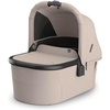 UPPAbaby Bassinet V3 – Compatible with Vista, Cruz, Ridge Strollers – Overnight Sleep Solution – Mattress, Sheet and Bug Shield Included – James (Black/Carbon Frame)(Ada (Sandstone Mélange))