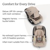 UPPAbaby Mesa V3 Infant Car Seat – Easy Installation + SmartSecure Technology – Attaches to Stroller | Base + Infant Insert Included – James (Black)(Declan (Oat Mélange))