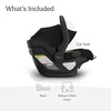 UPPAbaby Mesa V3 Infant Car Seat – Easy Installation + SmartSecure Technology – Attaches to Stroller | Base + Infant Insert Included – James (Black)(James (Black))