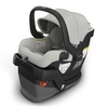 UPPAbaby Mesa V3 Infant Car Seat – Easy Installation + SmartSecure Technology – Attaches to Stroller | Base + Infant Insert Included – James (Black)(Savannah (Pearl Gray Jacquard))