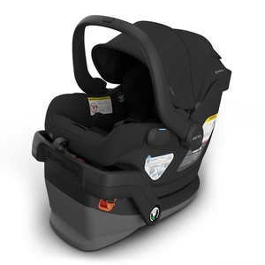UPPAbaby Mesa V3 Infant Car Seat – Easy Installation + SmartSecure Technology – Attaches to Stroller | Base + Infant Insert Included – James (Black)(Jake (Charcoal))
