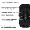 UPPAbaby Aria V2 Lightweight Infant Car Seat – Load Leg & Cover – James(James (Black))