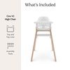 UPPAbaby Ciro V2 Baby High Chair – Adjustable, Easy to Clean – Anya(Anya (Warm White))