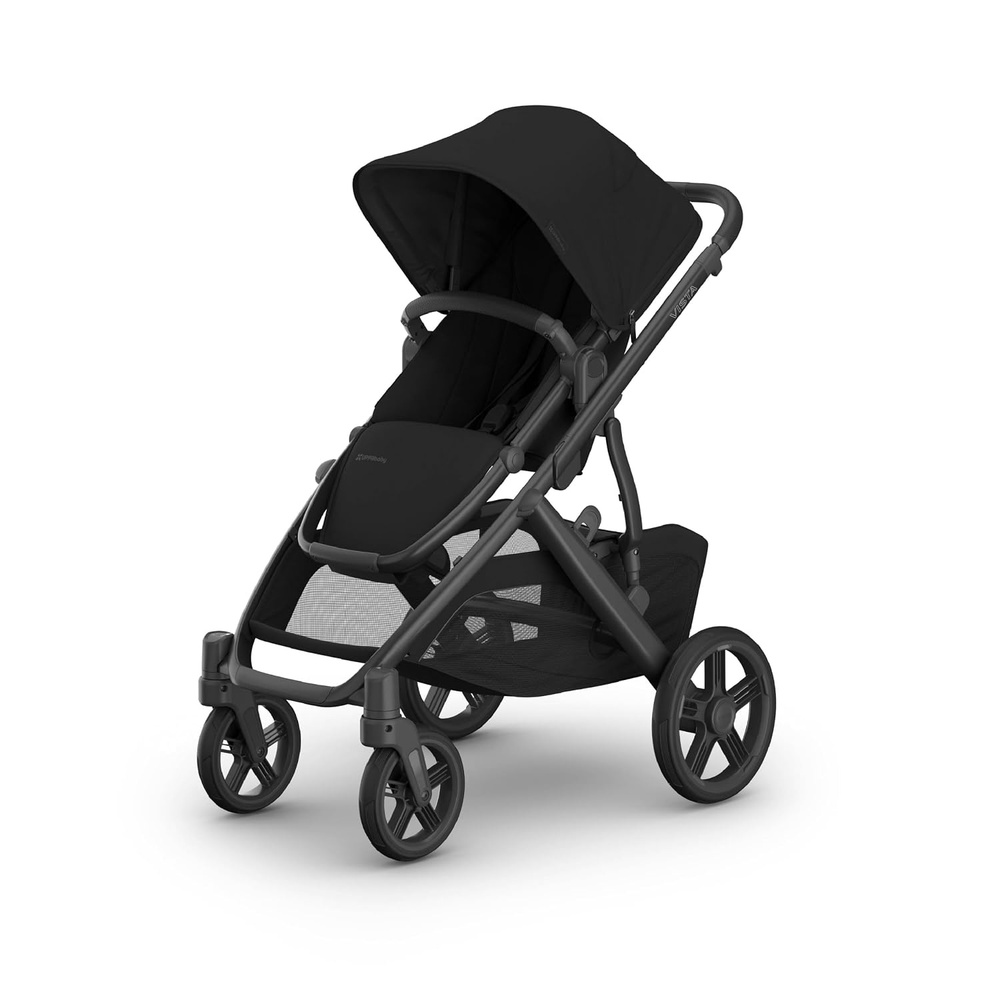 image:imageUPPAbaby Vista V3 Convertible SingletoDouble Stroller JamesJames Black