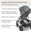 UPPAbaby Vista V3 Convertible Single-to-Double Stroller – James(Callum (Stone Blue))