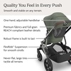 UPPAbaby Vista V3 Convertible Single-to-Double Stroller – James(Evelyn ( Meadow Green))