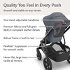UPPAbaby Vista V3 Convertible Single-to-Double Stroller – James(Julian (Dusty Blue Mélange))