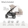 UPPAbaby Vista V3 Stroller + Bassinet V3 – Convertible Single-to-Double Stroller System- Bassinet, Toddler Seat, Bug Shield, Rain Shield Included – Ada (Sandstone Mélange)(Ada (Sandstone Mélange))