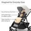 UPPAbaby Seat Liner Luxe – Genuine Shearling, Breathable Stroller Liner
