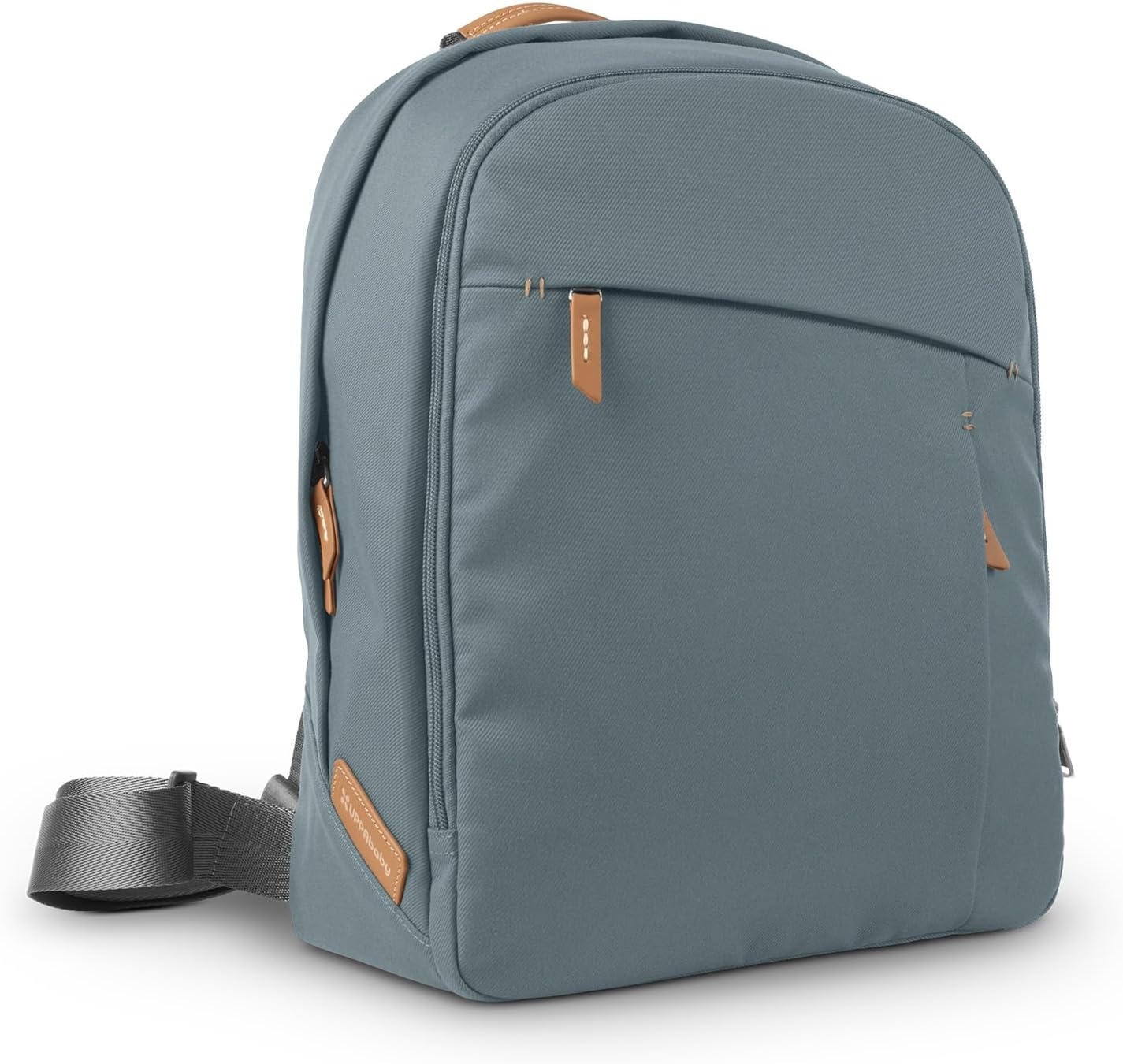 image:imageUPPAbaby Changing Backpack Bottle amp Laptop Pocket Trolley Sleeve JamesCallum Stone Blue