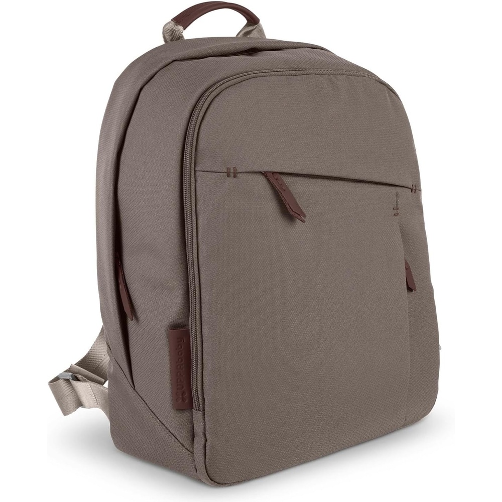 image:imageUPPAbaby Changing Backpack Bottle amp Laptop Pocket Trolley Sleeve JamesTheo Dark Taupe