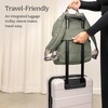 UPPAbaby Changing Backpack – Bottle & Laptop Pocket, Trolley Sleeve – James(Ada (Sandstone Mélange))