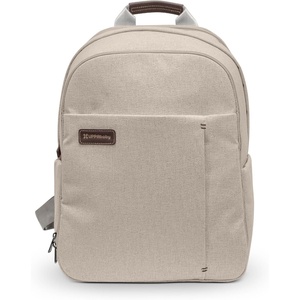UPPAbaby Changing Backpack – Bottle & Laptop Pocket, Trolley Sleeve – James(Ada (Sandstone Mélange))