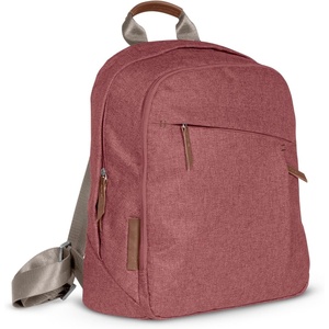UPPAbaby Changing Backpack – Bottle & Laptop Pocket, Trolley Sleeve – James(Lucy (Rosewood Mélange))