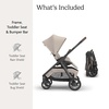 UPPAbaby Kona Stroller – Compact, from Birth, Car Seat Compatible – Ada(Ada (Sandstone Mélange))