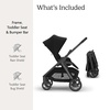 UPPAbaby Kona Stroller – Compact, from Birth, Car Seat Compatible – Ada(James (Black))