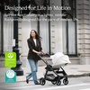 UPPAbaby Kona Stroller – Compact, from Birth, Car Seat Compatible – Ada(Rowan (Graphite))